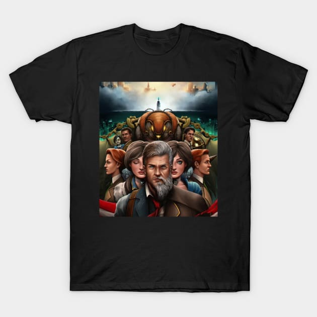 Bioshock Story Canvas Print T-Shirt by gruntcooker